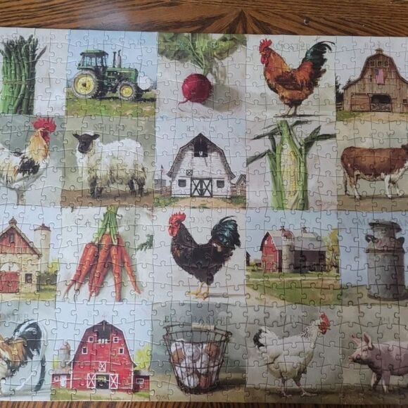 On The Farm 500 pc Jigsaw Puzzle - Picture 5 of 5